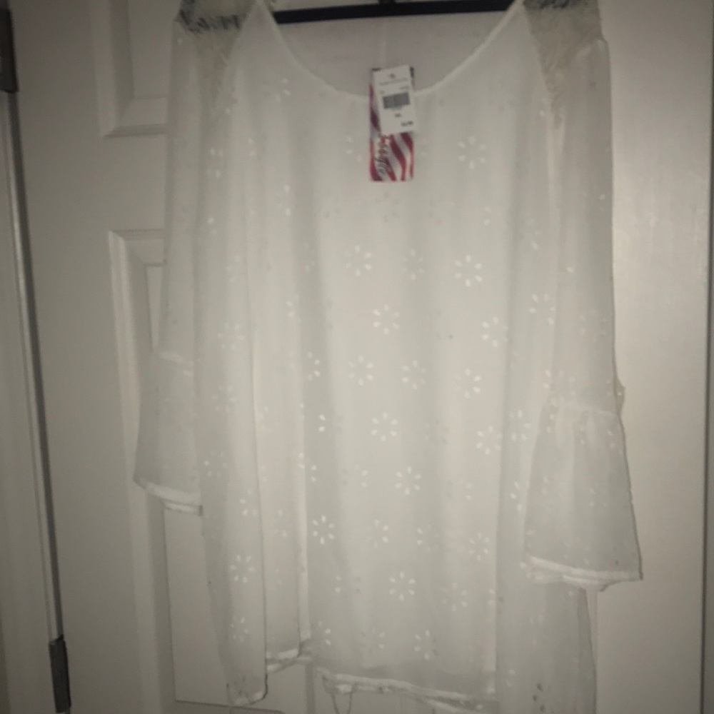 Brand New White Lace Blouse